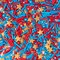 Sprinkles, Patriotic Edible Sprinkle Mix, Red Blue Gold, 4th of July, Perfect for Cake Decorations, Baking, Ice Cream, Cookies, Cupcake Topper For Birthday, Dairy Free, 4 ounces (Patriotic)